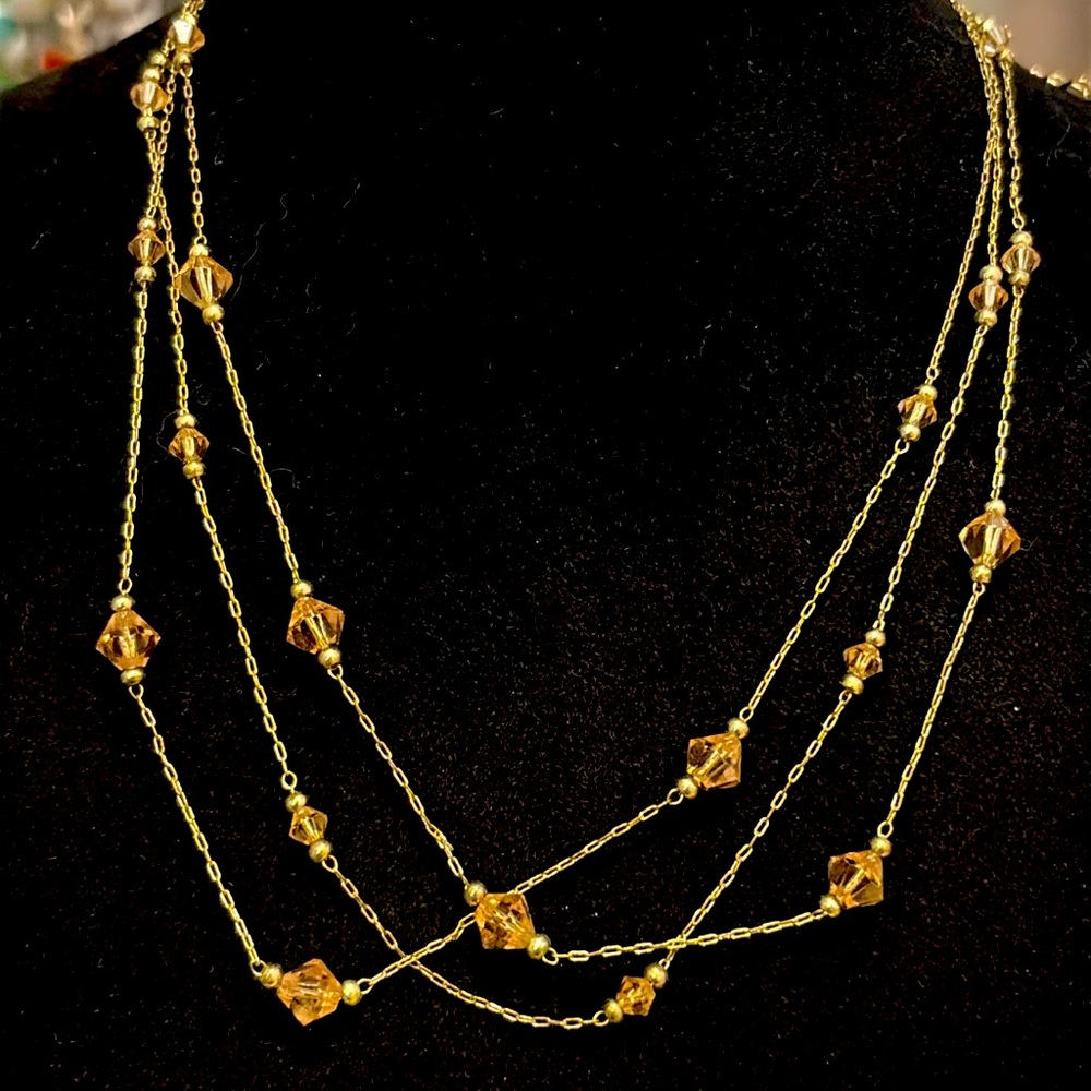 Macy’s 2028 three strand Neaklace